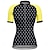abordables Maillots pour femmes-Femmes Maillot de cyclisme À pois Manche Courte Cyclisme T-shirt Maillot avec 3 poches arrière VTT Vélo tout terrain Séchage Rapide Design Anatomique Évacuation de l&#039;Humidité Respirant Des sports