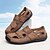 economico sandali da esterno-sandali casual bianchi da uomo slip-on – scarpe estive traspiranti da esterno per spiaggia, vacanze e uso quotidiano