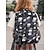 abordables Sacs à dos pour Enfants et Adolescents-Sac à dos d'école fleuri pour filles – sac à dos matelassé léger avec décor de chaîne et tissu résistant à l'eau pour les adolescentes et les collégiens