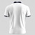 voordelige Klassieke polo voor heren-Voor heren Grafisch Polo Korte mouw Poloshirt Overhemden met kraag Casual School Buiten Sportkleding Alledaagse kleding 3D-afdrukken Zomer Zwart Wit blauw