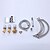 baratos Torneiras de Banheira-Torneira de Banheira - Contemporâneo Moderno Galvanizar Banheira Romana Vãlvula Latão Bath Shower Mixer Taps