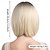 baratos Perucas Sintéticas sem Touca-Perucas sintéticas Kinky Liso Reta natural Parte do meio Partida Profunda Fabrico à Máquina Peruca 12 polegadas A1 Cabelo Sintético Mulheres Repartida ao Meio Clássico Confortável Côr Misturada