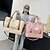 abordables almacenamiento de equipaje y viajes-Conjunto de 2 bolsos de fin de semana, bolso de viaje con compartimento para zapatos y bandolera, bolso de gimnasio para mujer y hombre, bolso de mano de gran capacidad para pasar la noche con