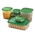cheap Kitchen Storage-17PCS Food Container Fridge Bins, Leakproof Food Grade Plastic Various Sizes with Lid for Leftover Meals