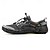 abordables Zapatillas Informales-Hombre Zapatillas de deporte Antideslizantes Barranquismo Casual Diario Cuero PU Malla Transpirable Cómodo Antideslizante Cordones Negro Marrón Verde Trébol Verano Primavera