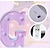 economico Luci decorative-Luci decorative con lettere rosa da 16 cm, luci per feste, compleanno, Natale