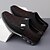 billiga Tillfällig-svarta slip-on sneakers för män med texturerad design – bekväma skor för vardags- och vardagsbruk