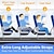 baratos Cuidados Pessoais &amp; Saúde-Rede para pés de avião para viagens de avião, comprimento ajustável, apoio para pés de avião, apoio para pés para rede de viagem, rede de escritório com apoio para pés de avião e trem de alta