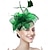 economico Fascinator-Cappello da donna con fascinator, stile anni &#039;20 e &#039;50, per feste di nozze, cocktail, fiori, rete, piume, fermaglio per capelli per carnevale