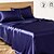 preiswerte Bettlakensets-Satin Imitation Seide Bettwäsche Vier-Teile Set Bettlaken Bettdeckung Kissenbezug Kombination Bettlaken Set