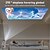 cheap Projectors-Y3S Home HD Projector Mini Mini Mini Portable WiFi Home Phone Projector Android 13.0 720P (1280  720) 2G16GPre installed YouTube and Netflix WIFI6 2.4/5G dual band WIFI supports Bluetooth and app