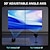 رخيصةأون أجهزة عرض-جهاز عرض h713 حل 1080 دقة 2gg16gb ضبط تلقائي للصورة شبه منحرف تلقائي دعم تشغيل 4k بلوتوث التحكم عن بعد الصوتي دعم الألعاب الكبيرة أكثر حريريًا 450 لومن قابل للاستخدام في النهار Real Home Pro