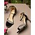 abordables Sandales de Robe-Sandales à talons en cuir verni pour femmes avec brides à la cheville et brides en strass – chaussures habillées élégantes pour les soirées et les fêtes