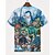 abordables Animales 3D para Niño-Chico 3D Dinosaurio Camiseta Manga Corta Verano Primavera Moda Básico Niños 4-12 años Cuello Barco Exterior Casual Diario Ajuste regular