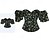 voordelige Korset-Rococo Overbuste korset Gemaskerd Bal Hoog korset Cosplay Jacquard Buikcontrole Push-up Jacquard Kostuum Dames Koninklijk Maskerade Feest Carnaval van Venetië Volwassenen Korset