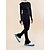 abordables Tenue d&#039;Entraînement de Patinage Artistique-Collants de patinage artistique sur les bottes Veste polaire de patinage artistique Pantalon de patinage artistique Femmes Fille Patinage Veste Collants Top Noir Patchwork Trou de pouce Spandex