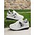 abordables Baskets femme-Baskets brodées de fleurs pour femmes – Chaussures de marche à lacets respirantes et à plateforme pour tenues d&#039;été décontractées