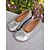 economico Ballerine da donna-ballerine da donna in finta pelle scamosciata con punta larga – comode scarpe da ballo slip-on con punta tonda per uscite casual e per l&#039;uso quotidiano