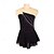 baratos Vestidos de Patinação Artística-Vestidos para Patinação Artística Mulheres Para Meninas Patinação no Gelo Vestidos Preto Patchwork Thumbhole Com Transparência Elastano Com Stretch Treino Ensaio / Prática Profissional Roupa para