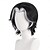 economico Parrucche Anime-hazbin hotel parrucca sintetica hesco micro locs lisci parrucca asimmetrica con riga profonda 14 pollici a1 capelli sintetici da donna cool classico confortevole nero