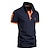preiswerte Klassisches Poloshirt für Herren-Herren Baumwoll-Poloshirt Golfshirt Lässig Revers Kurze Ärmel Bequem Schmuck &amp; Bestickt Basic Sommer Schmale Passform Schwarz Weiß Rote Marineblau Königliches Blau Hellgrau Baumwoll-Poloshirt