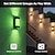 voordelige buiten wandlampen-Led buiten-/binnenwandlamp met 2 koppen, Tuya Amat app, verstelbare stralingshoek, led verandalamp, buitenlamp 110-240V