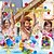 abordables Juguetes de exterior y de verano-60 bolas de agua reutilizables, globos de agua reutilizables para juguetes y juegos al aire libre, juguetes de agua para niños y adultos, niños y niñas, pelota de juguetes de verano para divertirse en