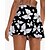 baratos Saias e Skorts Femininos-Mulheres Floral Saia casual Saias de tênis com shorts Bolsos Secagem Rápida Tênis Golfe Badminton Falta Branco Preto Azul Marinho Roupas de tênis