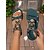 abordables Sandalias de Vacaciones-Sandalias planas bohemias con cuentas florales para mujer: sandalias de gladiador sin cordones de estilo étnico para viajes a la playa y vacaciones de verano.