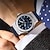 economico Orologi al quarzo-Orologio al quarzo da uomo sportivo affari quadrante con numeri romani luminoso data impermeabile orologio in lega