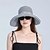 billige Hatter-solhatt for kvinner bred brem sommer upf50 uv-beskyttelsesstripe lett fottur utendørs caps