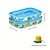 cheap Pools, Hot Tubs &amp; Supplies-nflatable Swimming Kiddie Pool for Adults Kids Large Blow Up Pool for Family Backyard Outdoor Toddler,Big Rectangle Pools for Children,Blue