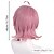 economico Parrucche Anime-Parrucca Sintetica White bird Aero Liscio Molto ondulata Asimmetrico Riga Profonda Fatto a macchina Parrucca 16 pollici A1 Capelli Sintetici Per donna Design alla moda Classico Confortevole Rosa
