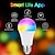 preiswerte LED-Globusbirnen-RGB-verträumte 16-Farben-Smart-Lichter mit Bluetooth-Steuerung, geeignet für Wohnzimmer, Motorrad-Peripheriedekoration, Heimdekoration, Blasenlampe