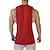 tanie Tank topy sportowe-Męskie Bezrękawnik Kamizelka Top Podkoszulki Bluzka na ramiączkach Bez rękawów Półgolf Lato Nadruk Moda Designerskie Podstawowy Klasyczny Urlop Ulica Wyjściowe Biały Top Tee dla mężczyzn