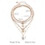 abordables Accessoires de vacances-Ensemble de colliers bohèmes superposés en coquillages et perles pour femmes – pendentif turquoise de style plage et breloques dorées pour les vacances d'été et les festivals