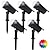 abordables Éclairages pour allées-1 projecteur solaire extérieur RVB pour pelouse, cour, jardin, route, mur, arbre, éclairage décoratif