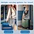 baratos Acessórios de cama-Travesseiro de Viagem Stuffable Travesseiro de Veludo para Viagem com Luggage Extra Travesseiro Stuffable com Tamanho de Pescoço Ajustável Essenciais de Viagem Travesseiro de Viagem Compactável para