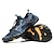 abordables Zapatillas Informales-Hombre Zapatillas de deporte Antideslizantes Barranquismo Casual Diario Cuero PU Malla Transpirable Cómodo Antideslizante Cordones Negro Marrón Verde Trébol Verano Primavera