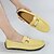 abordables Chaussures sans lacets &amp; mocassins-Mocassins jaunes pour hommes avec boucle en métal, chaussures de conduite décontractées à enfiler, parfaites pour les vacances de printemps et d&#039;été