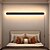 baratos Candeeiros de Parede de interior-Luminária de parede moderna com plugue, à prova d'água, de 30 a 120 cm, em acrílico preto fosco, com LED, para uso externo, cabo de 1,5 m com plugue e abertura para instalação interna. Ideal para sala de estar, banheiro, maquiagem e corredor.
