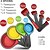 cheap Kitchen Utensils &amp; Gadgets-9pcs/set Silicone Collapsible Measuring Cup Collapsible Food Grade Silicone Measuring Cups and Spoons and Funnel Set