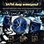 cheap Quartz Watches-Luxury Quartz Men's Sports Wristwatch, Waterproof, Luminous Date Week, Stainless Steel, Classic Male Watch