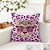 tanie zwierzęcy styl-Poszewka na poduszkę dekoracyjną w wzór zwierzęcy leopard 1PC Miękka kwadratowa poduszka na sofę case poszewka do sypialni i salonu