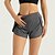 abordables Shorts de yoga et motards-Shorts de yoga Femmes Yoga Entraînement en salle Pilates Shorts Bas Taille haute Des sports Tenues de Sport Élastique Mince Noir Bleu Roi