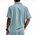 preiswerte Freizeithemden für Herren-Herren Hemd Sommerhemd Freizeithemd Strandhemd Knopfhemd Schwarz Weiß Gelb Marineblau Braun Kurzarm Einfach Revers Urlaub Hawaiianisch Fronttasche Bekleidung Polyester Mode Lässig Bequem