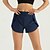 abordables Shorts de yoga et motards-Shorts de yoga Femmes Yoga Entraînement en salle Pilates Shorts Bas Taille haute Des sports Tenues de Sport Élastique Mince Noir Bleu Roi