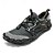 abordables Zapatillas Informales-Hombre Zapatillas de deporte Antideslizantes Barranquismo Casual Diario Cuero PU Malla Transpirable Cómodo Antideslizante Cordones Negro Marrón Verde Trébol Verano Primavera