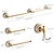voordelige Badkameraccessoireset-antieke bronzen badkamermeubelset, verstelbare handdoekhouder van messing, toiletrolhouder, handdoekhouder, haak, badkameraccessoireset voor wandmontage