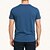 billiga Herrarnas Elite T-shirts och linnen-Herr T-shirt Kortärmad V-hals Sommar Alla årstider Ensfärgat Dagligen Ledigt vardag Ledigt Ficka V-ringad Semester Casual Ledigt Ljusblå Svart Vit Topp t-shirt för män